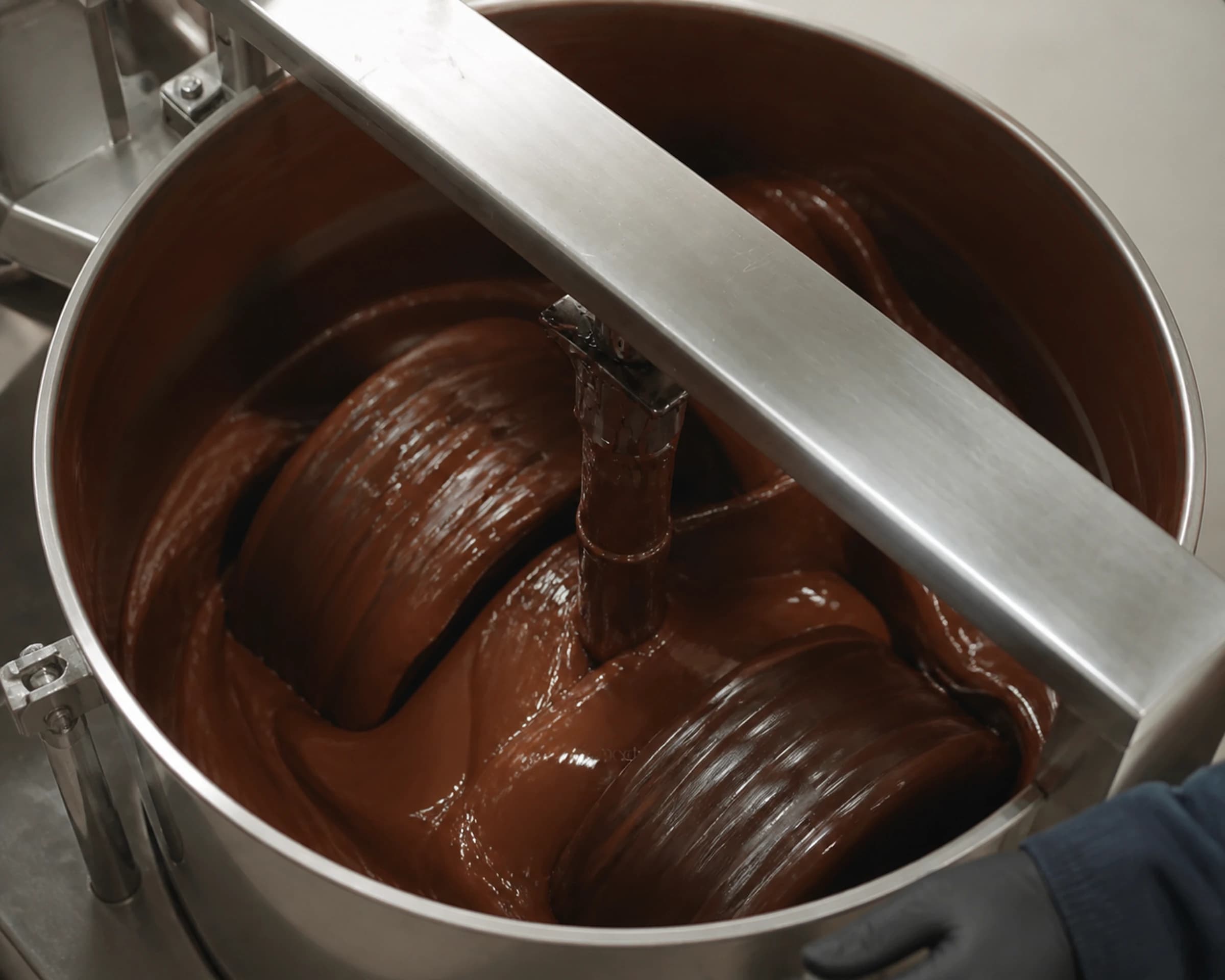 Seventy-two hours in the melanger. Texture you cannot rush.